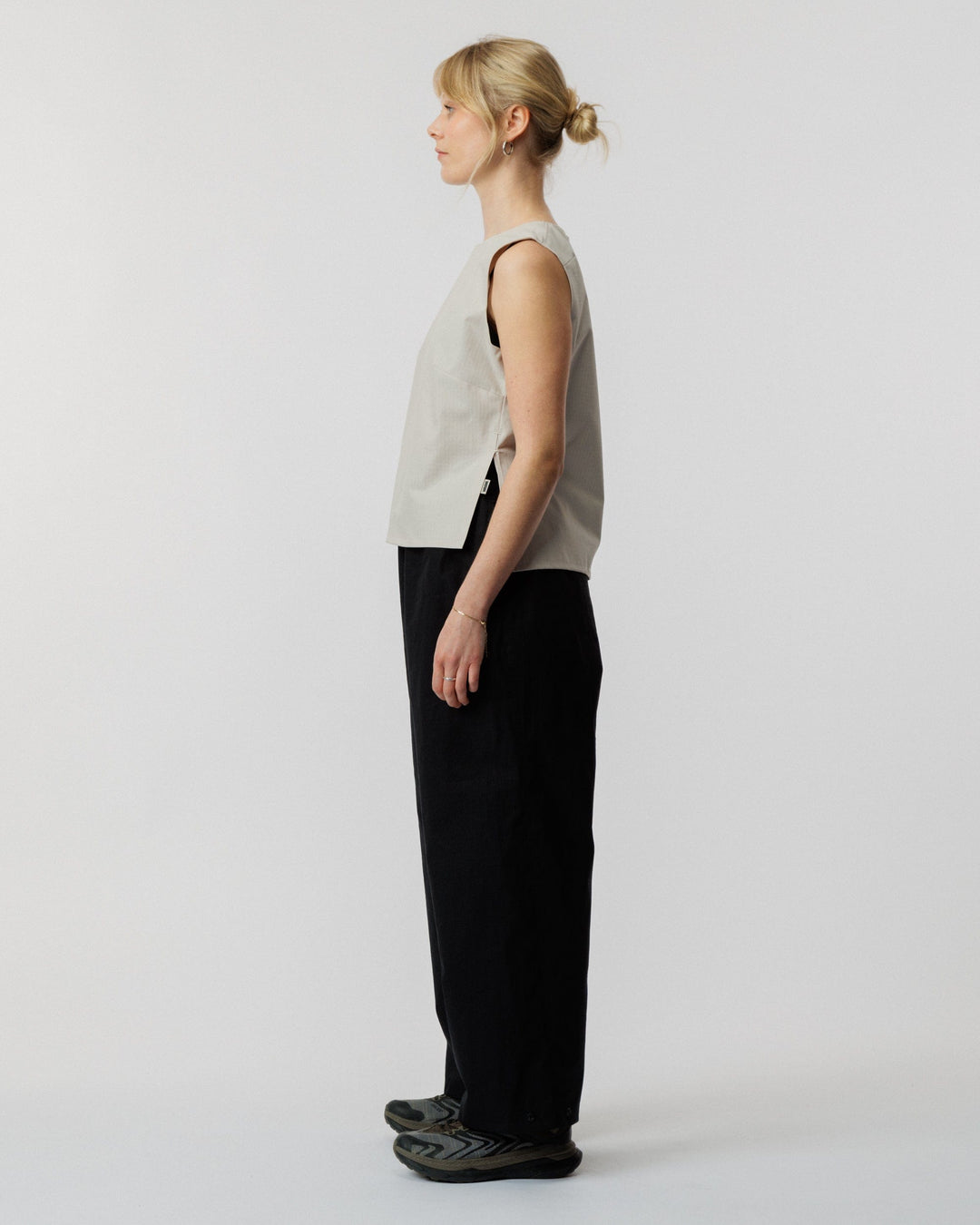 Aimee Ripstop Top - Stone