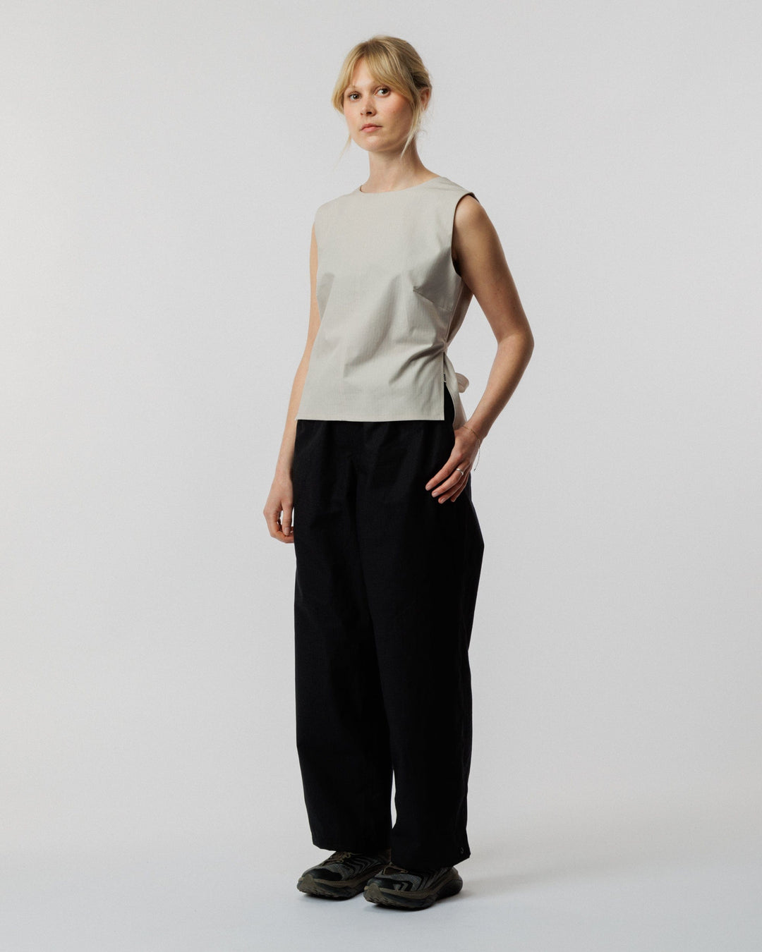 Aimee Ripstop Top - Stone