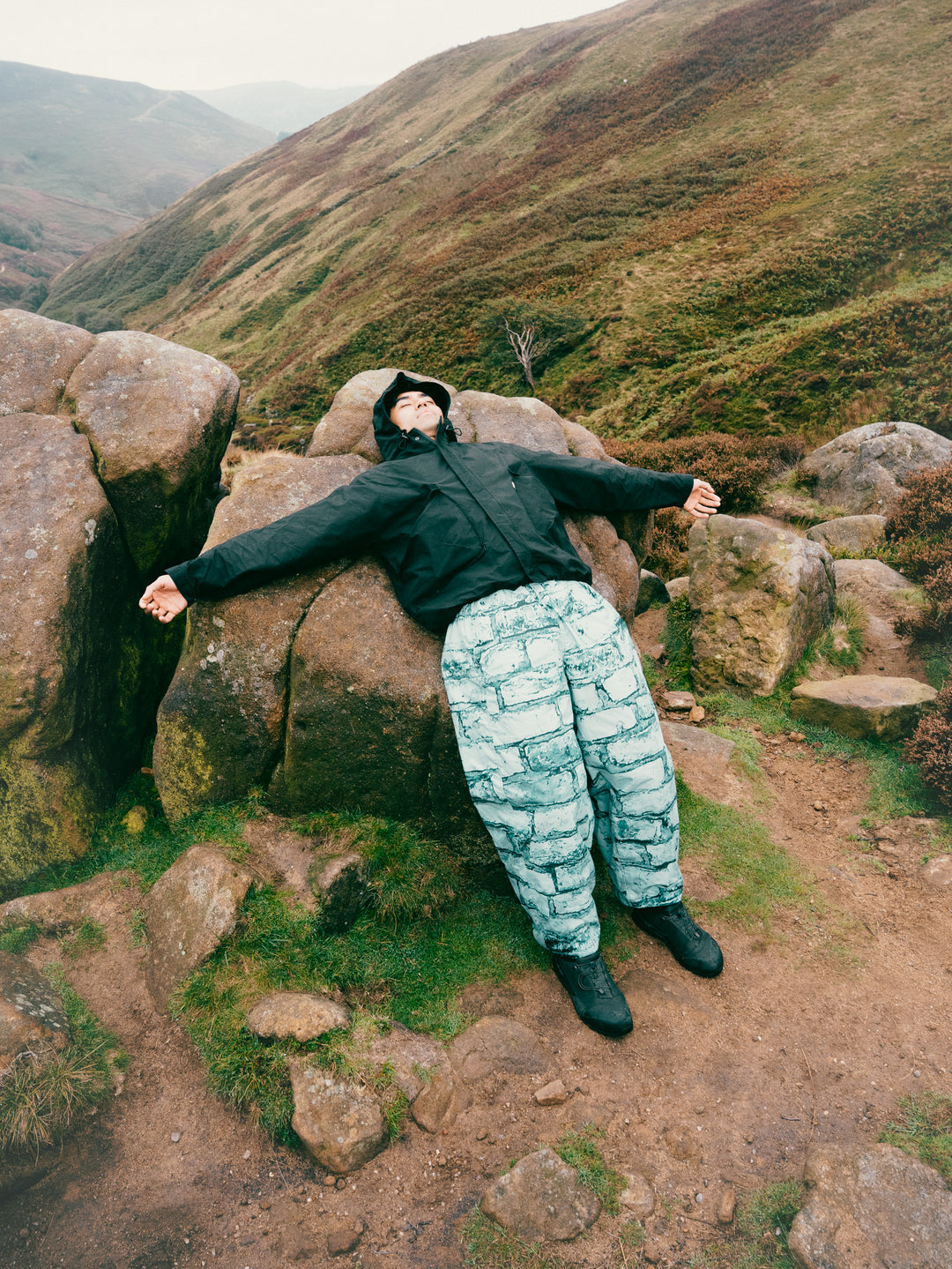Water Resistant Atlas Pants - Blue Brick Camo