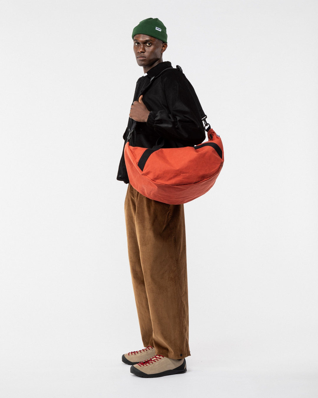 Water Resistant Duffle Bag - Biscuit Orange