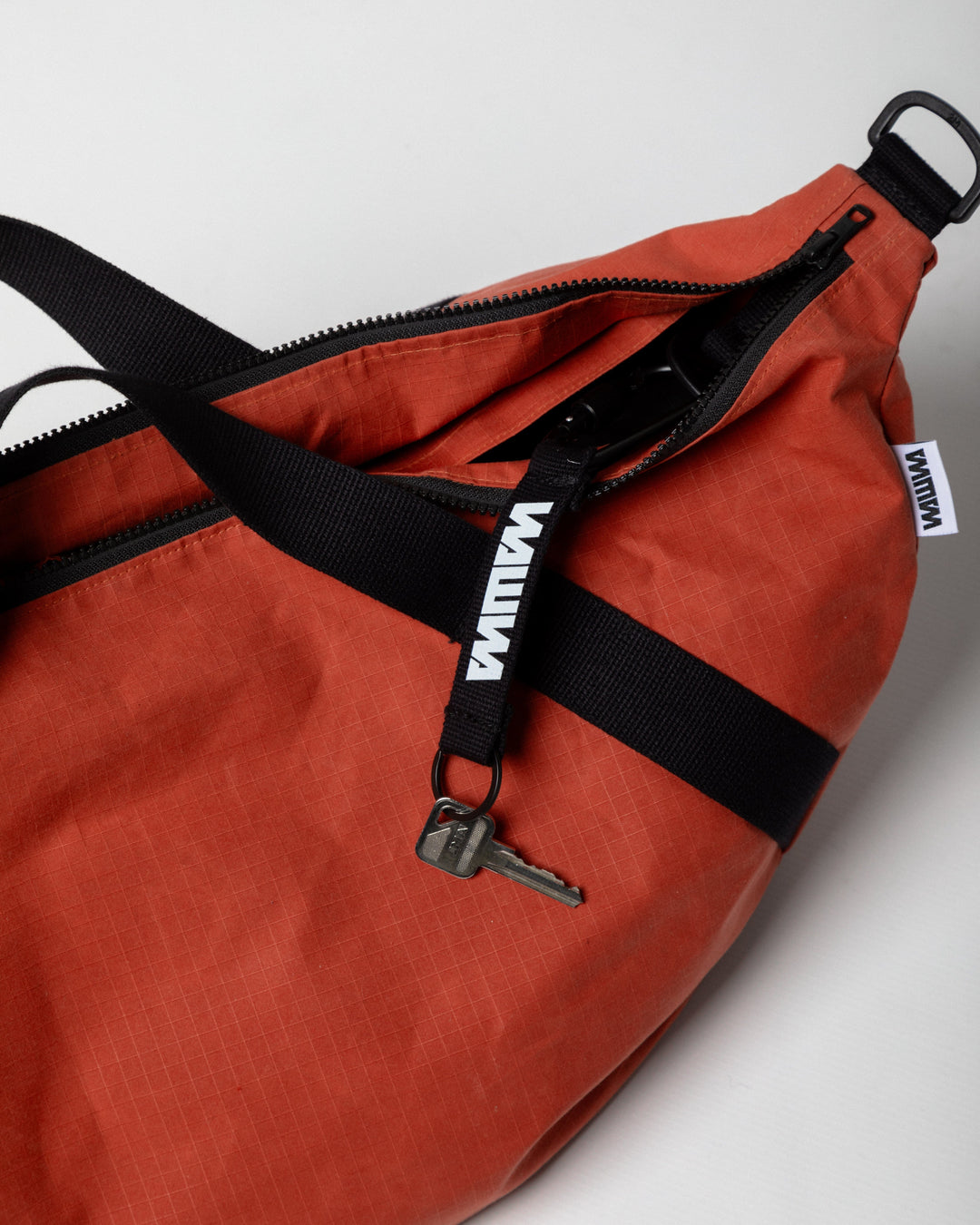 Water Resistant Duffle Bag - Biscuit Orange