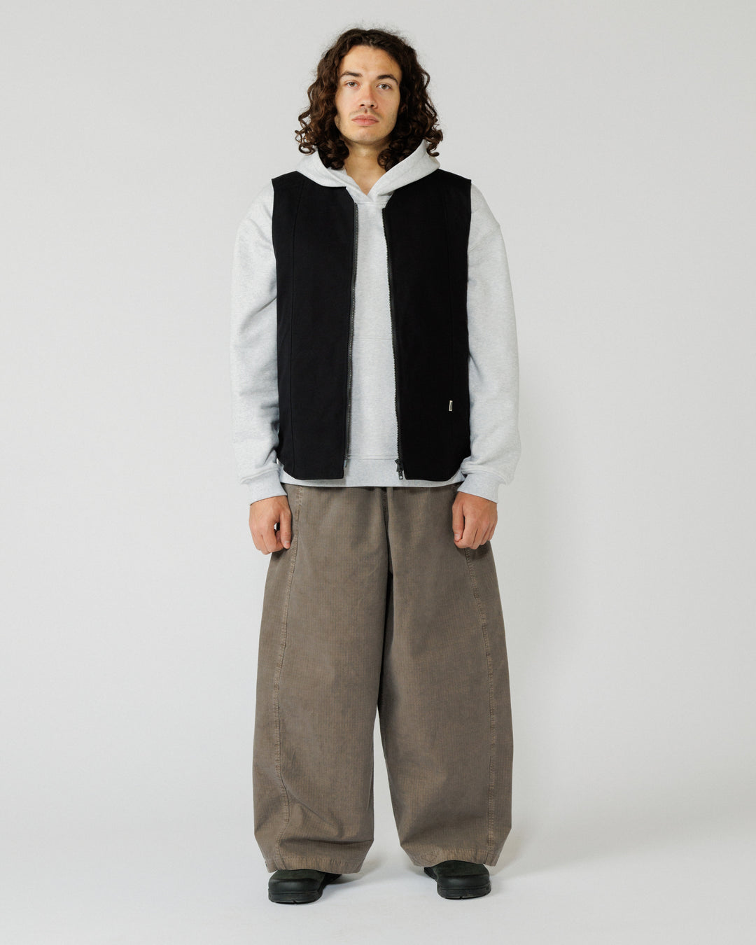 Moleskin Mill Vest - Black