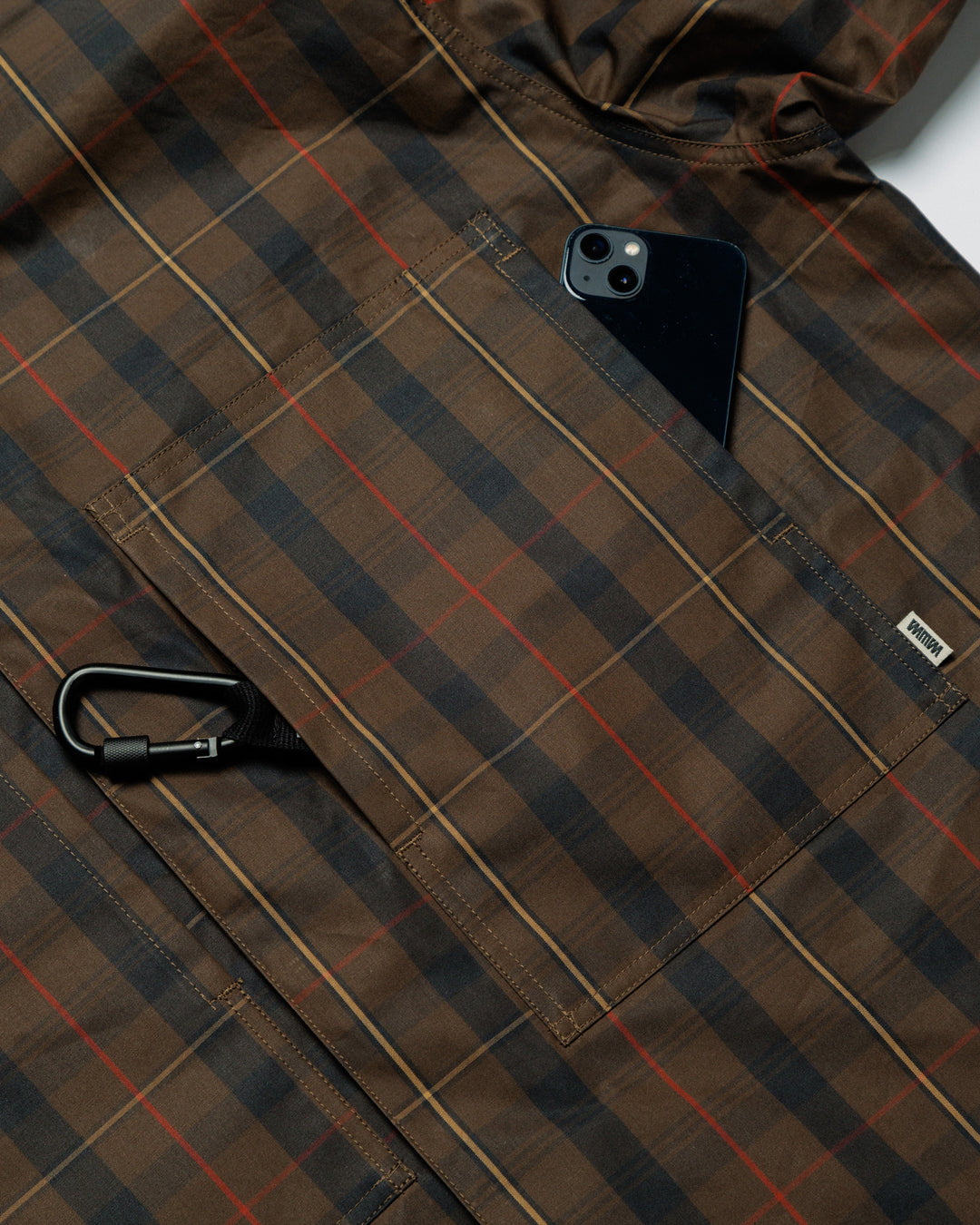 Nell Overshirt & Hood Set - Brown Check
