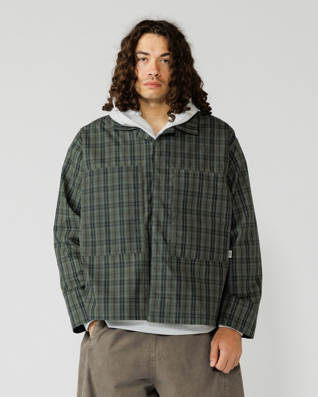 Nell Overshirt - Charcoal Check