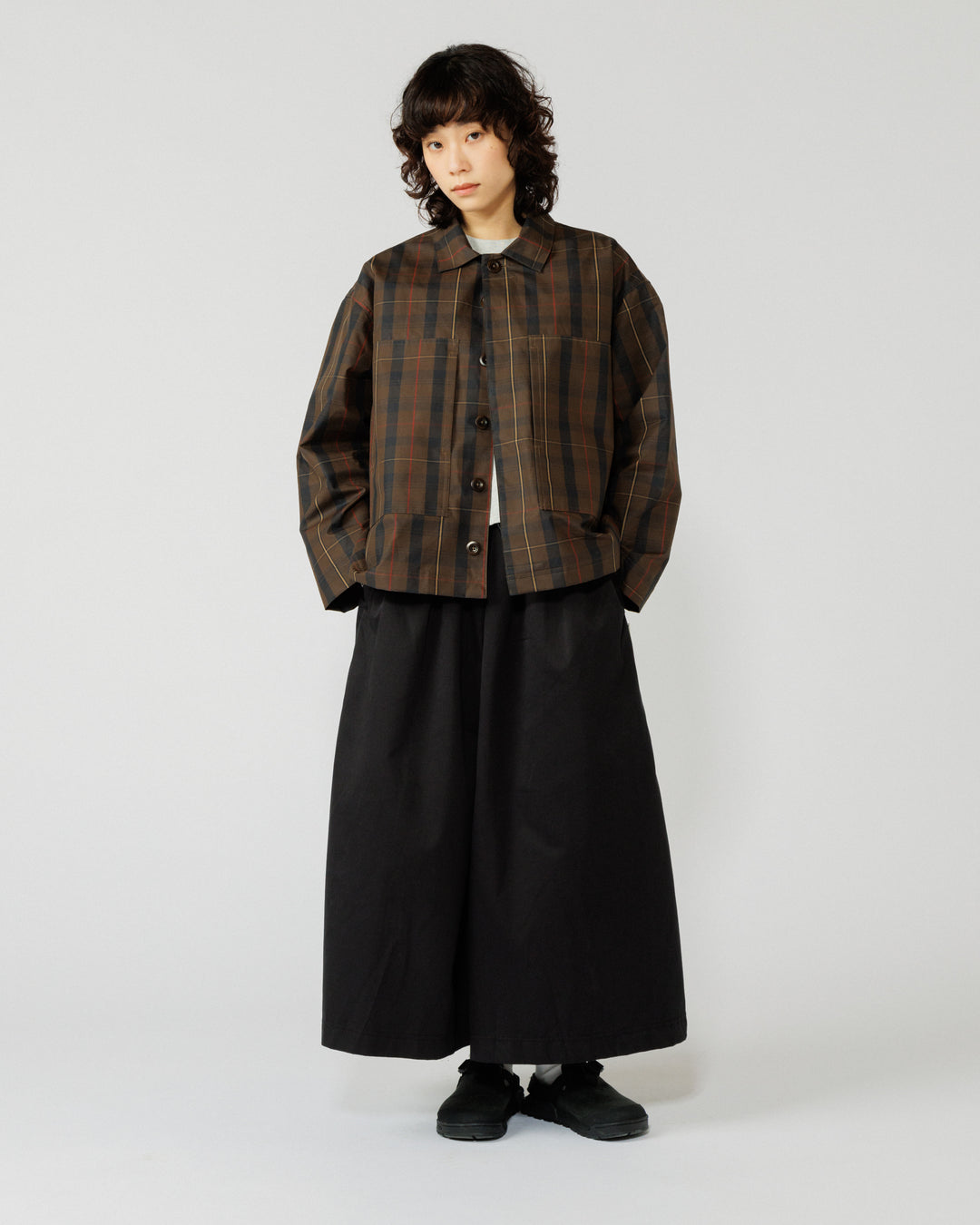 Nell Overshirt - Brown Check