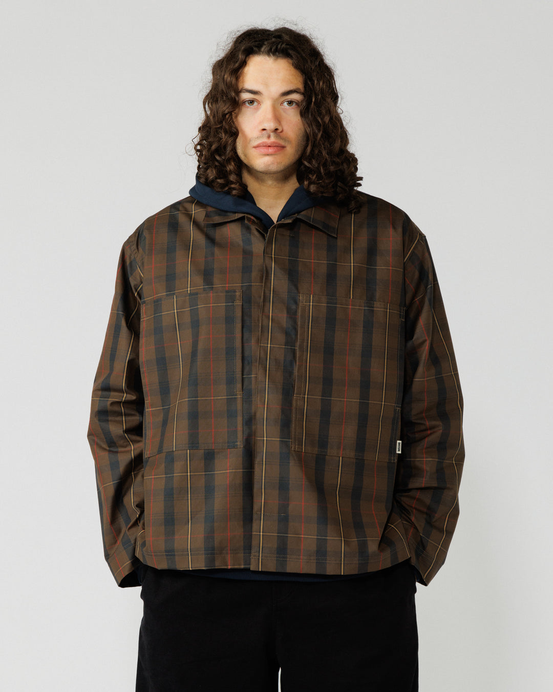 Nell Overshirt - Brown Check