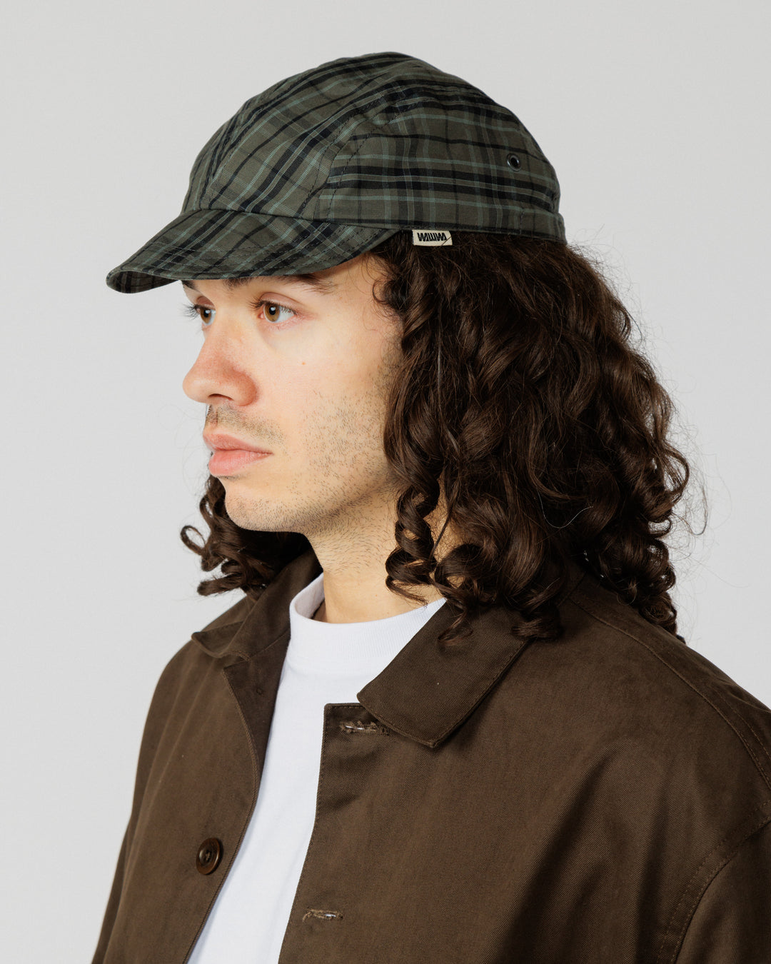 Oak Cap - Charcoal Check