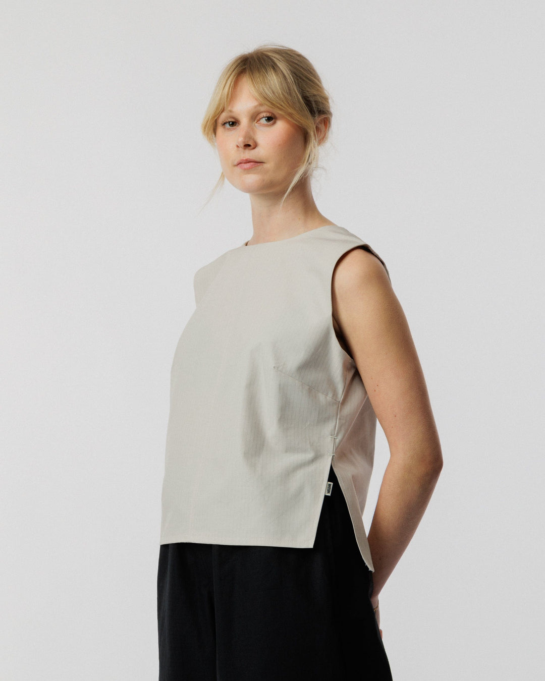 Aimee Ripstop Top - Stone