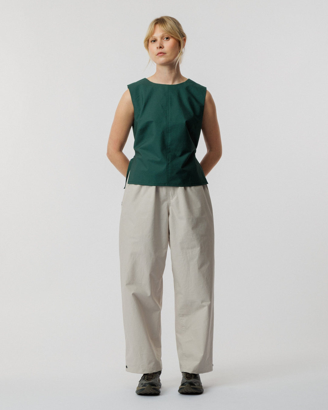 Aimee Ripstop Top- Pine
