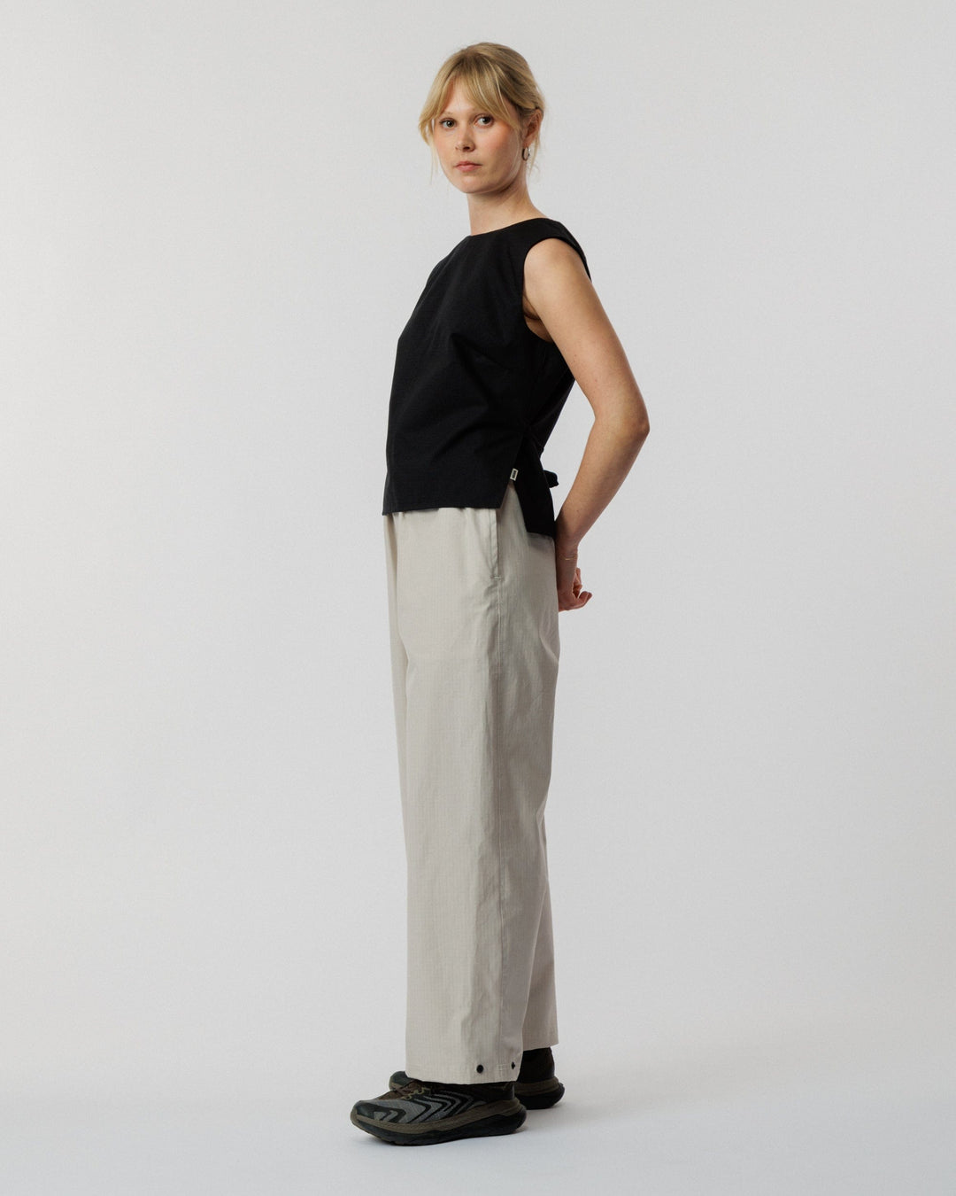 Aimee Ripstop Top - Black