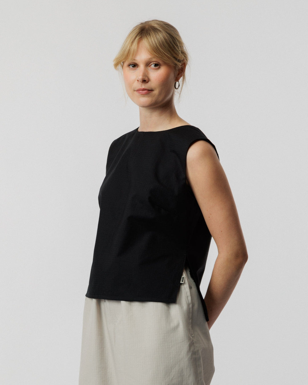 Aimee Ripstop Top - Black