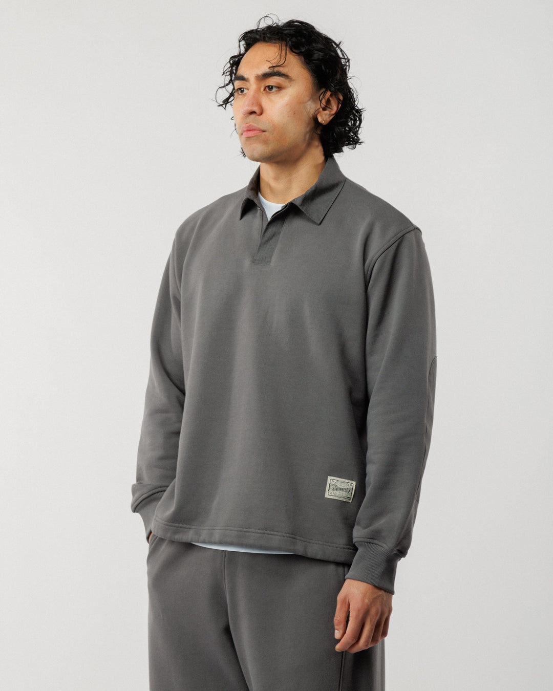 Ellis Rugby Sweatshirt - Slate