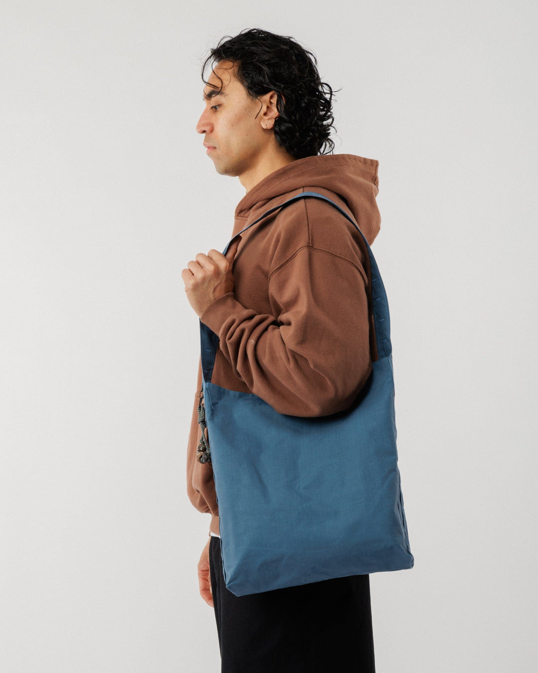 Water Resistant Bar Tack Tote - Slate