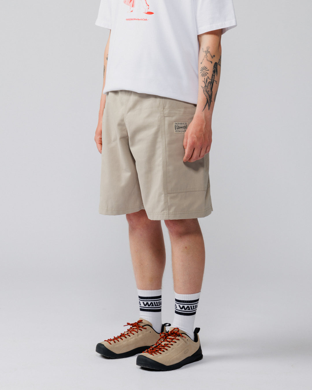 Twill Studio Shorts - Stone