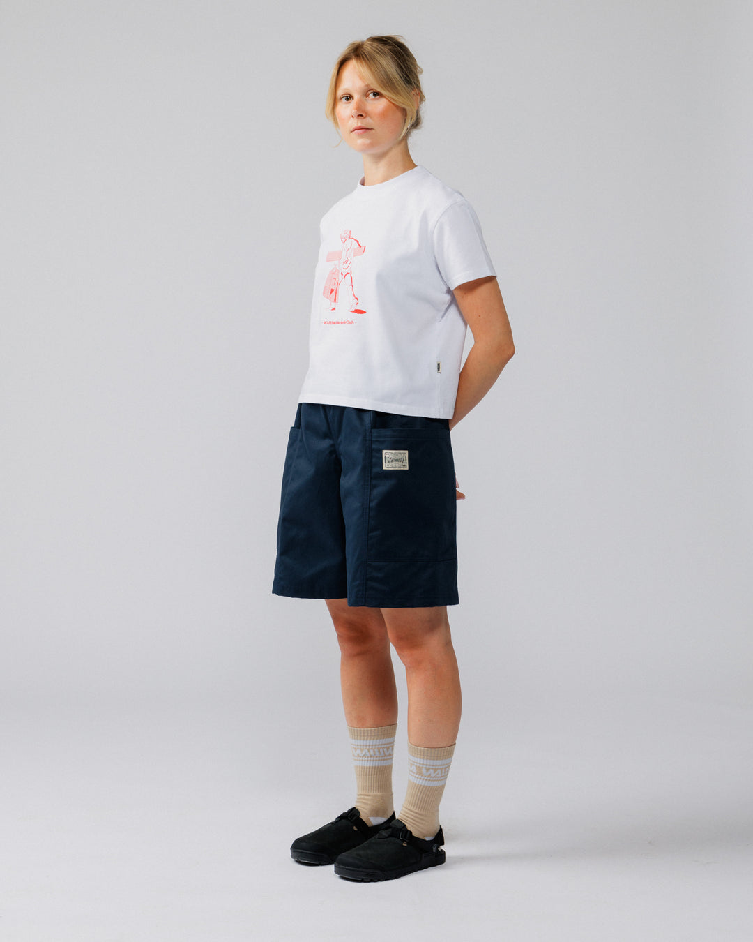 Twill Studio Shorts - Navy