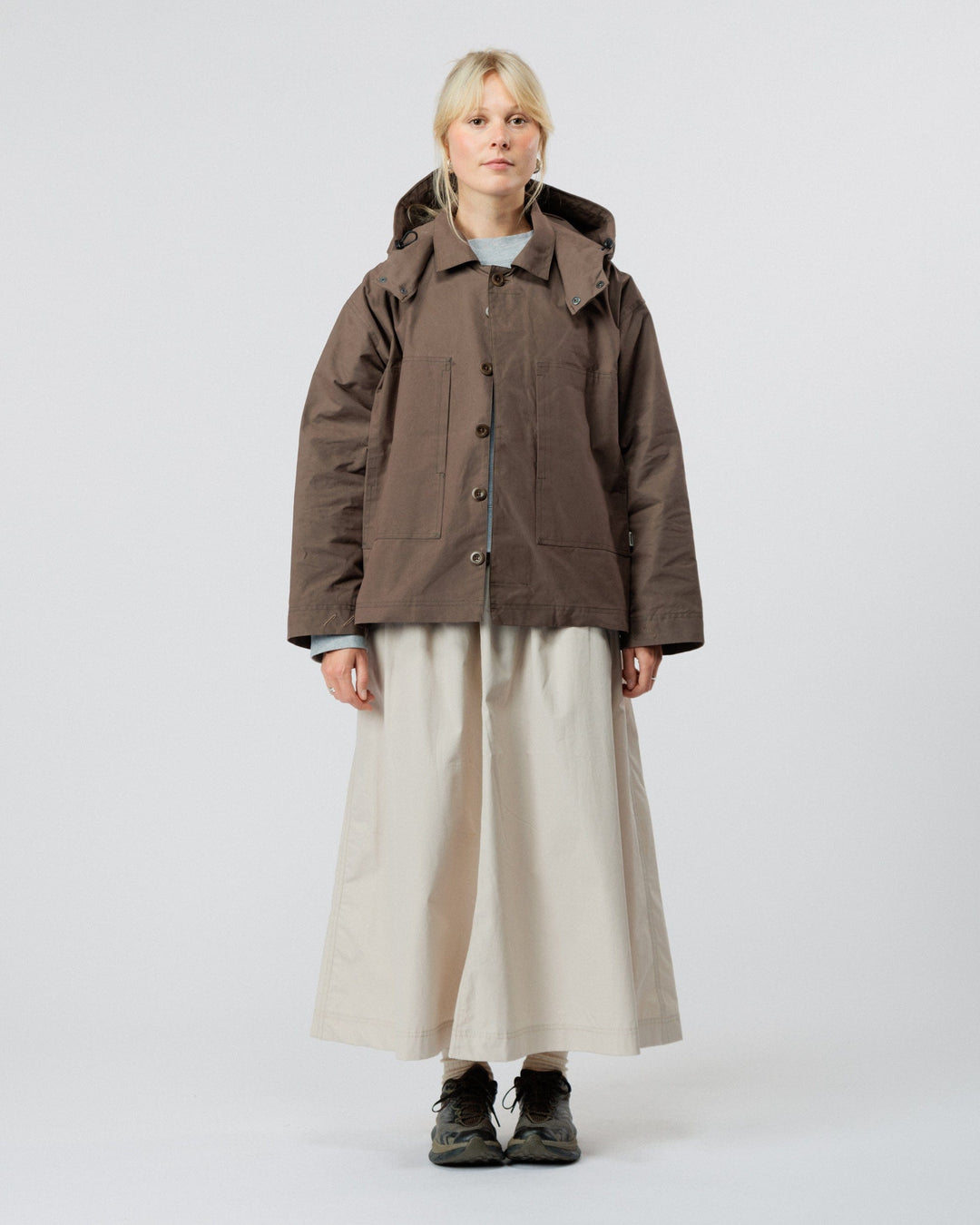 Detachable Hood - Bracken Brown