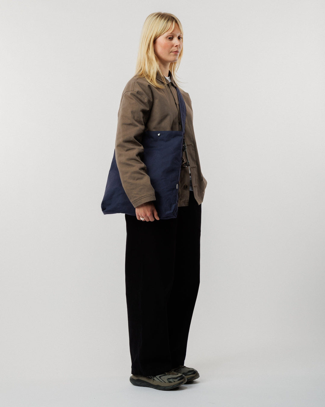 Water Resistant Bar Tack Tote - Petrol