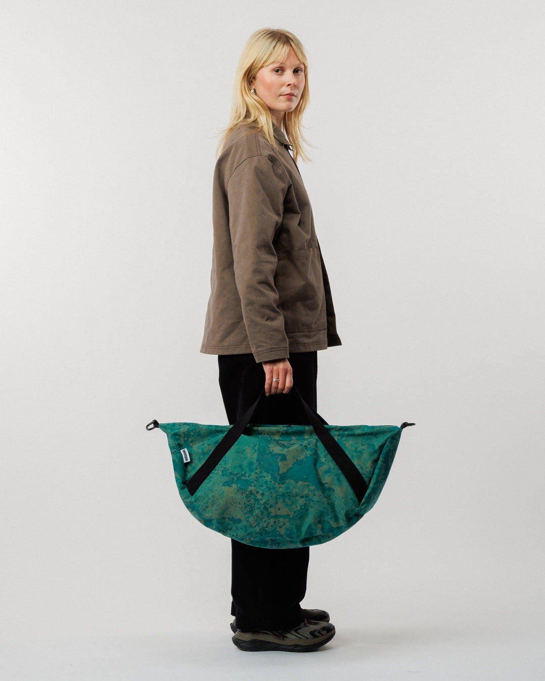 Water Resistant Duffle Bag - Blue Ink