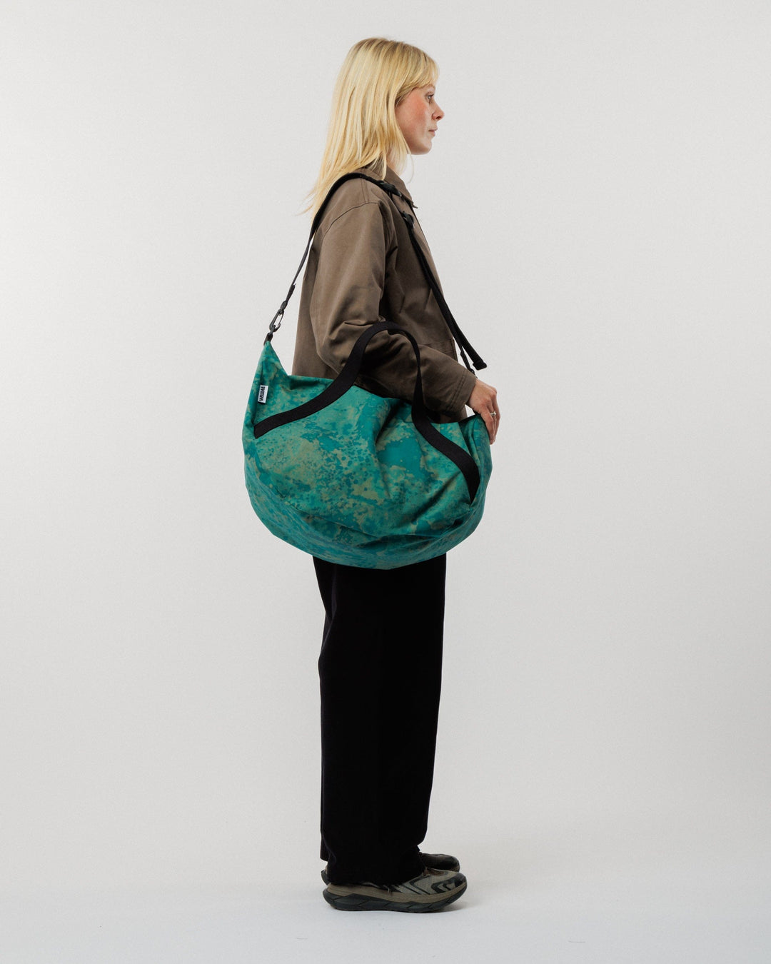 Water Resistant Duffle Bag - Blue Ink