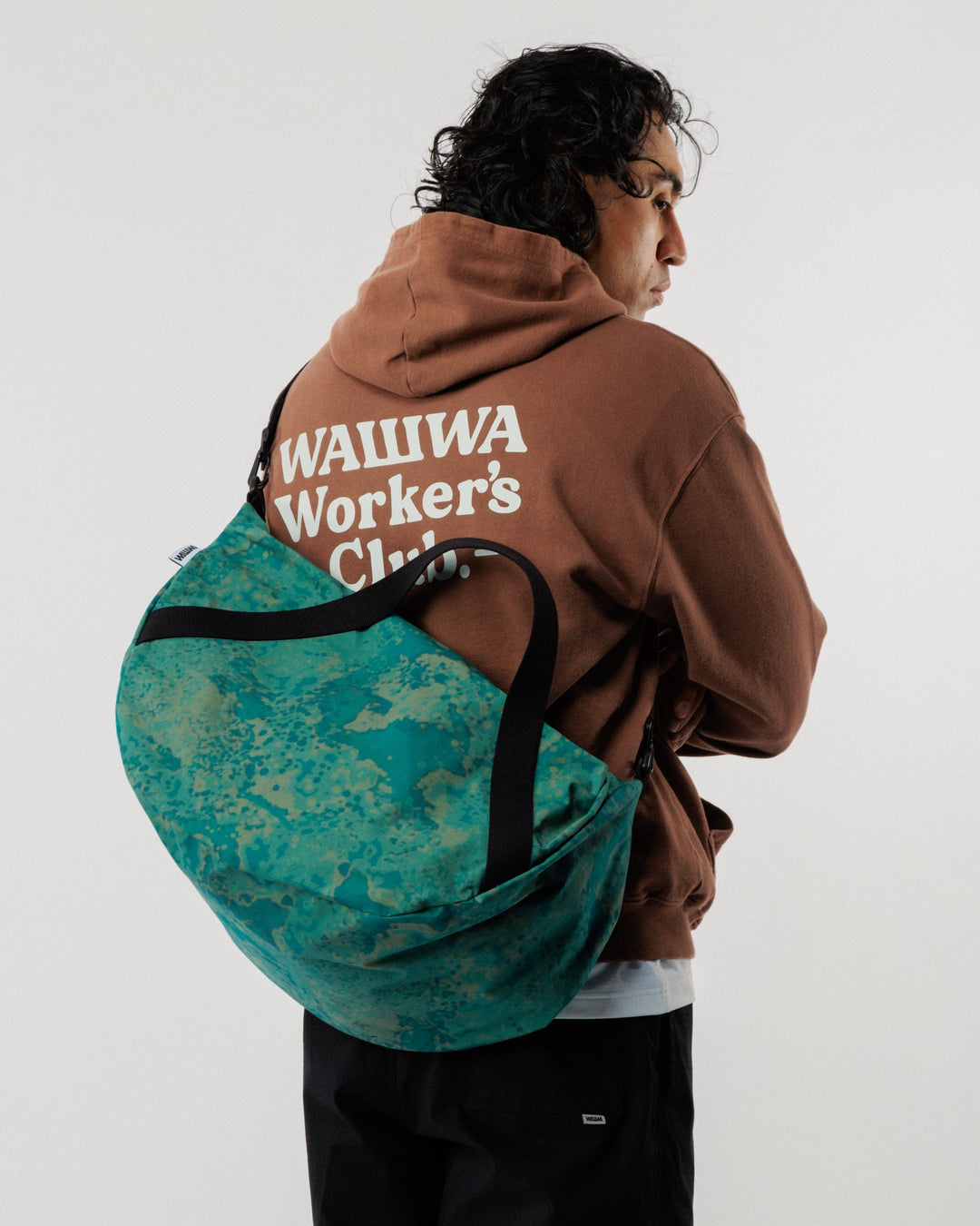 Water Resistant Duffle Bag - Blue Ink