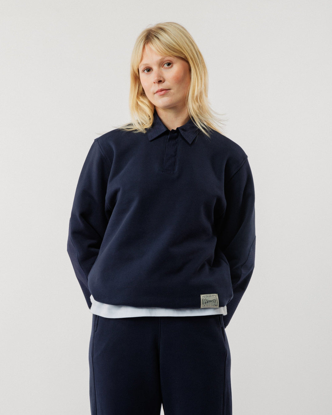 Ellis Rugby Sweatshirt - Navy