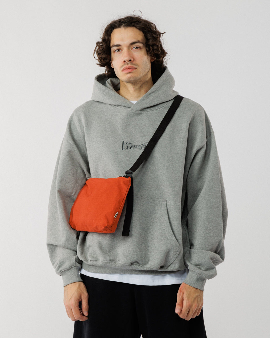 Mini Water Resistant Messenger Bag - Biscuit Orange