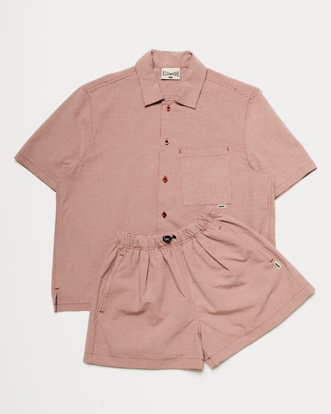 Check Co-Ord - Red