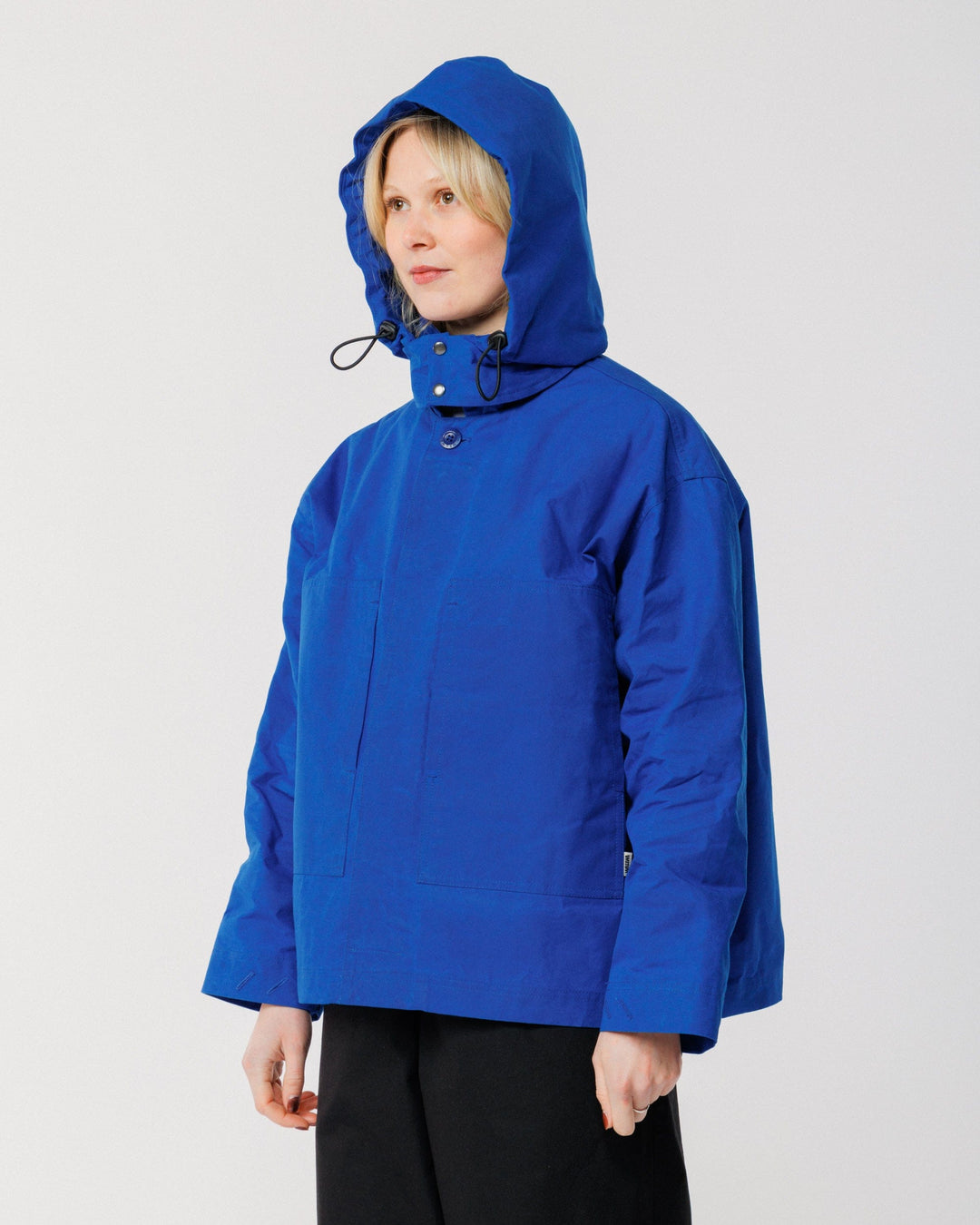 Nell Overshirt & Hood Set - Cobalt Blue