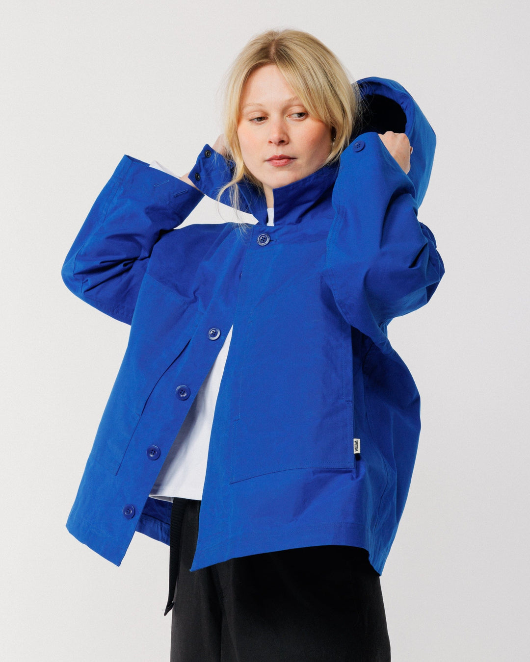Nell Overshirt & Hood Set - Cobalt Blue