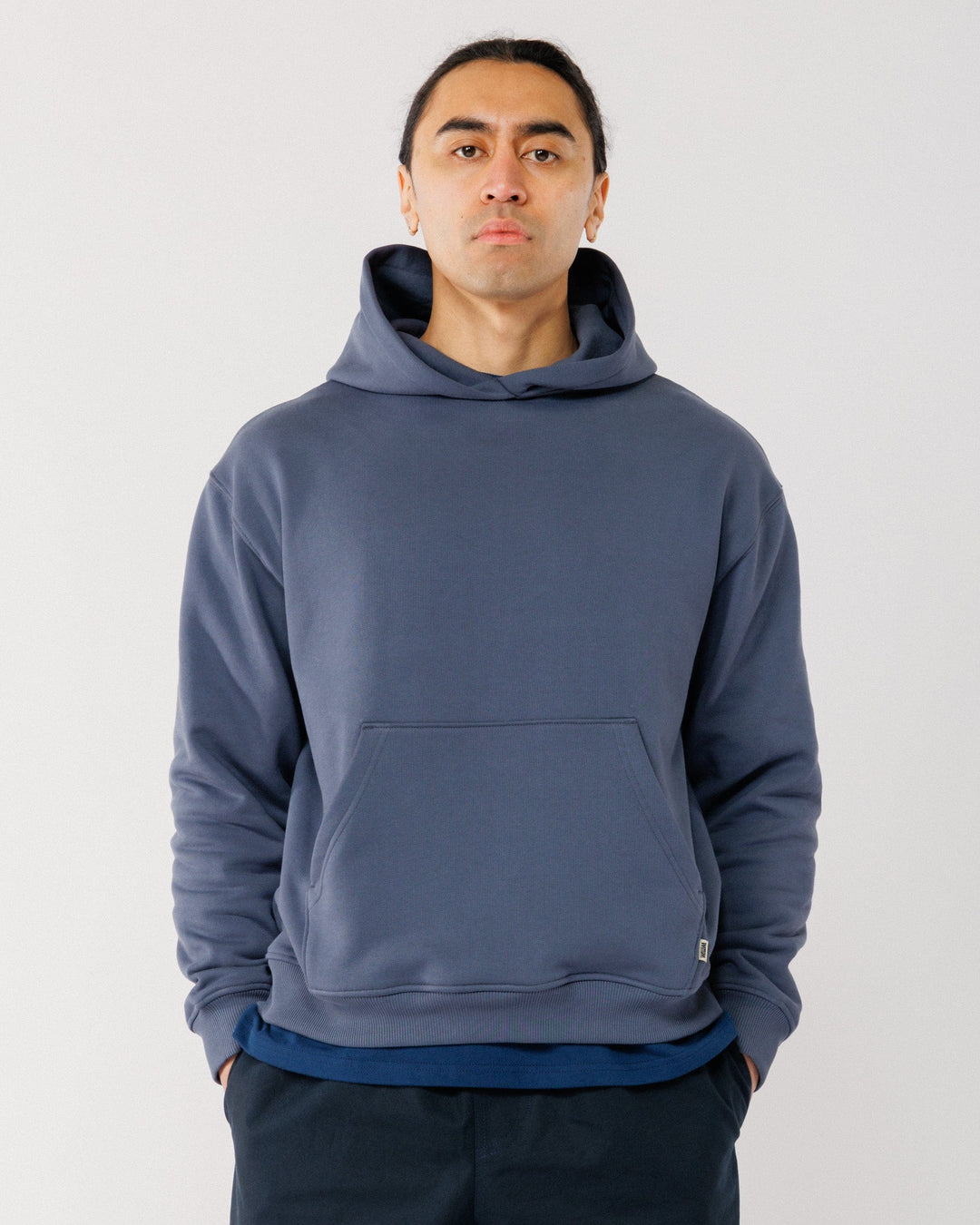 520 Organic Hoody - Washed Blue