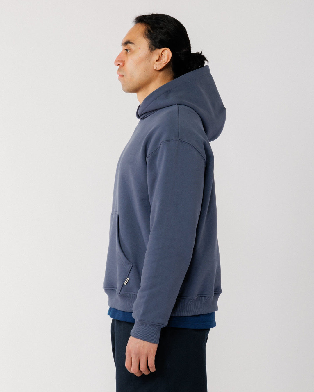520 Organic Hoody - Washed Blue