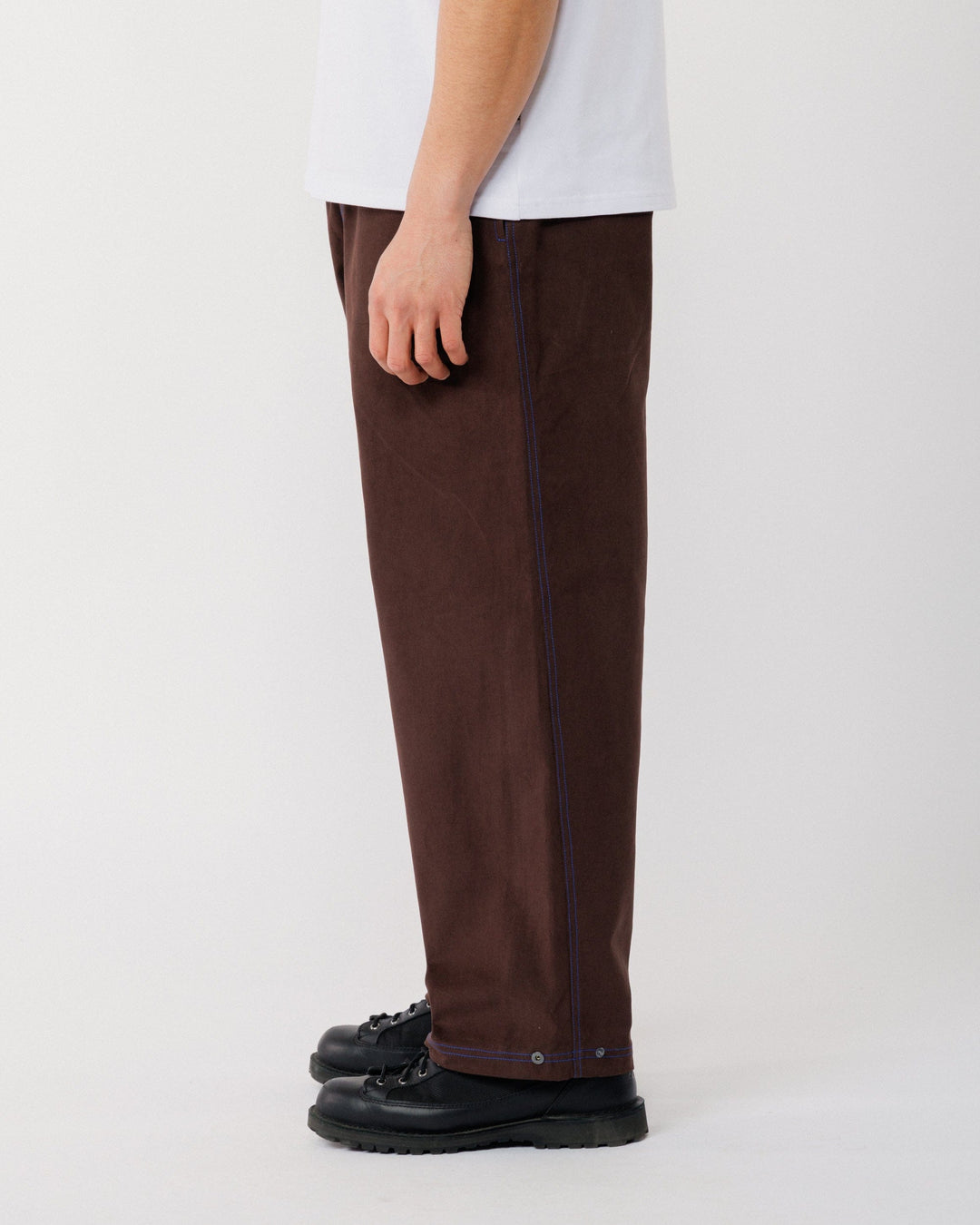 Zama Pant - Brown/Cobalt Contrast