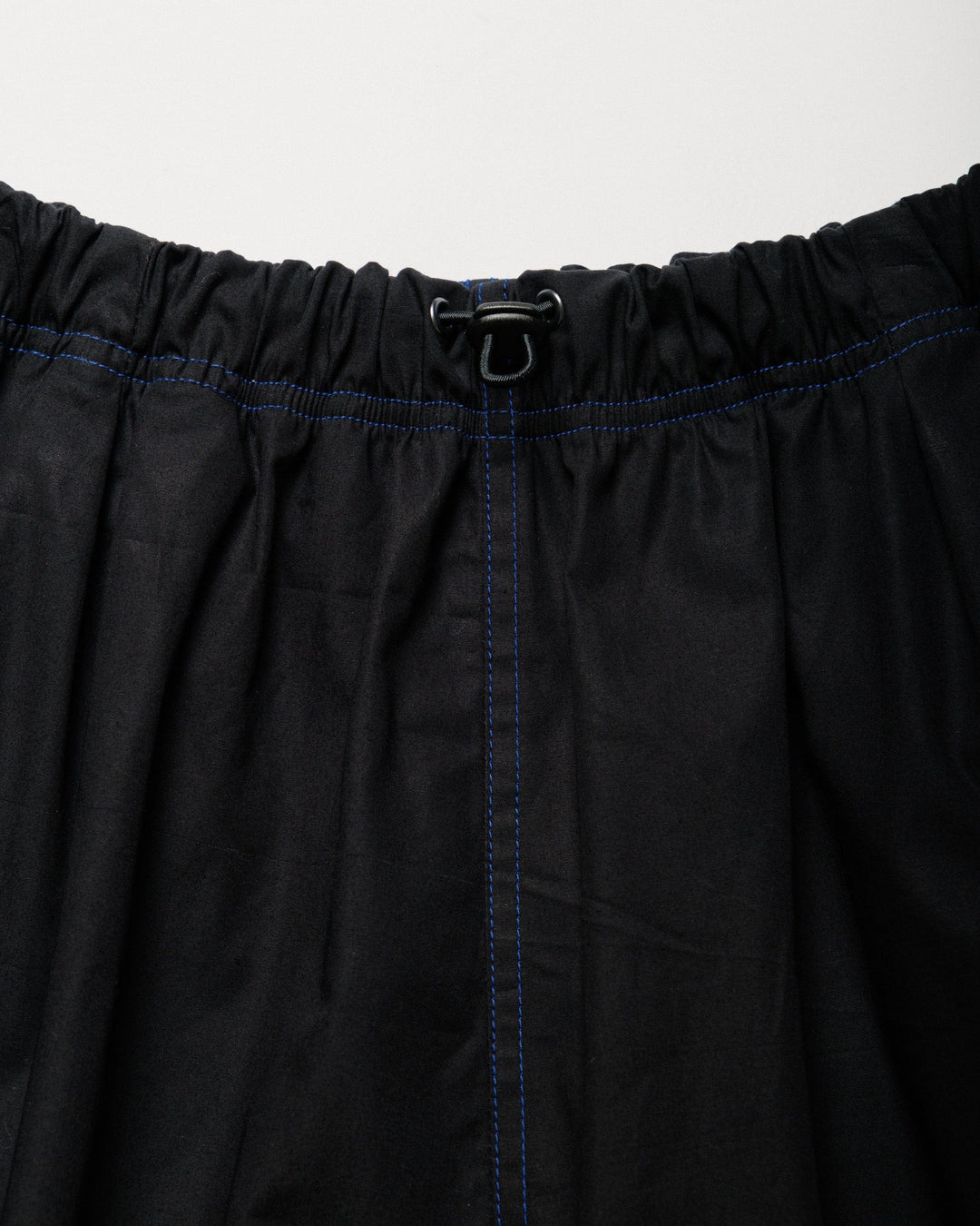 Ayla Poplin Skirt - Black/Cobalt Blue