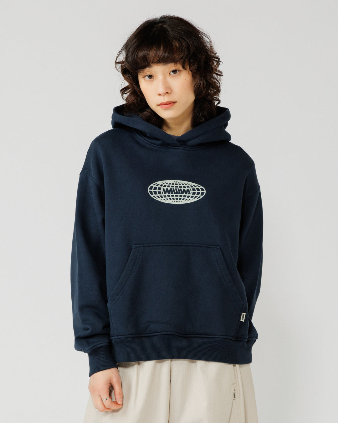 Global Logo Hoody - Navy