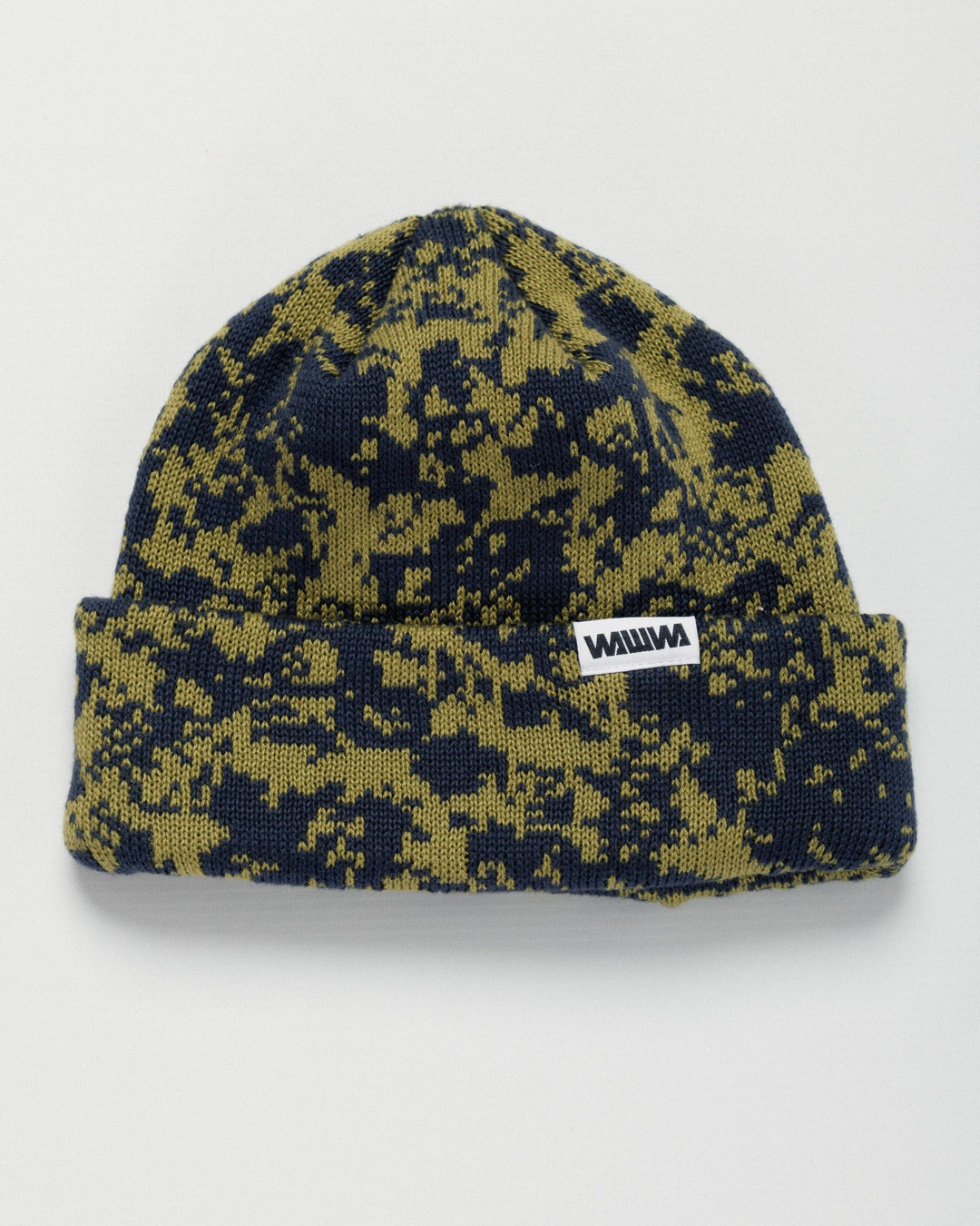 Barley Hat & Scarf Set - Khaki & Navy