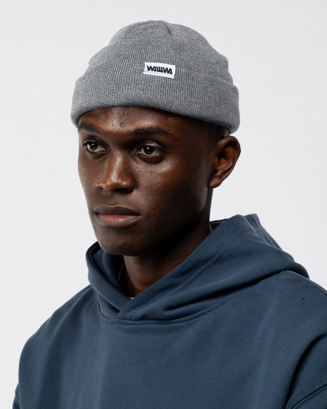 Mill Cotton Beanie - Grey Marl