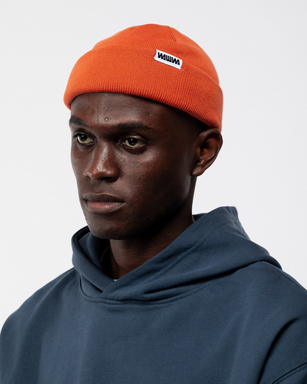 Mill Cotton Beanie - Rust Orange