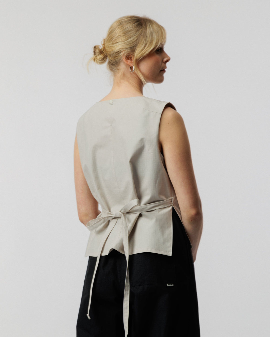 Aimee Ripstop Top - Stone