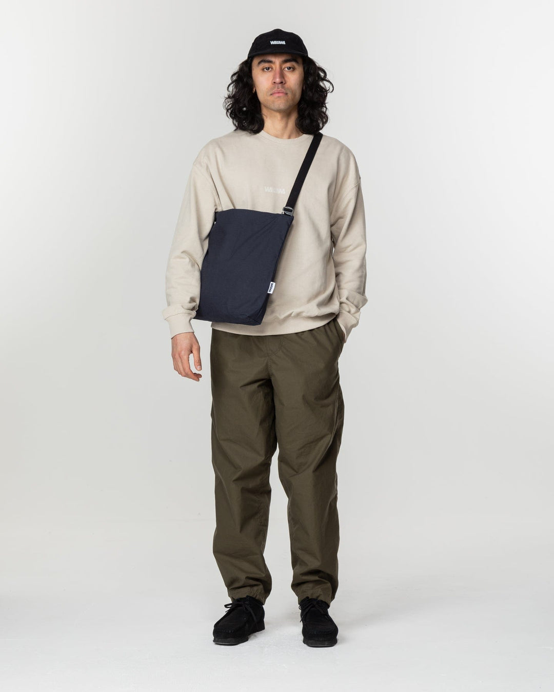 Water Resistant Messenger Bag - Petrol