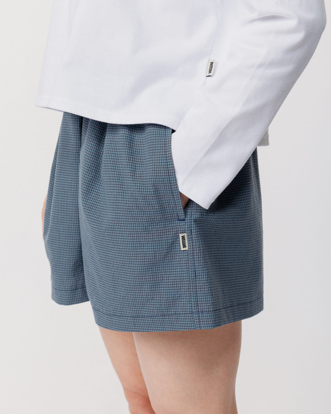 Patti Short - Navy Check