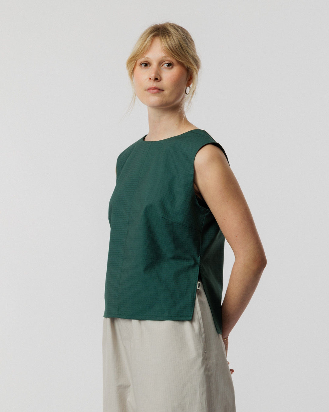 Aimee Ripstop Top- Pine