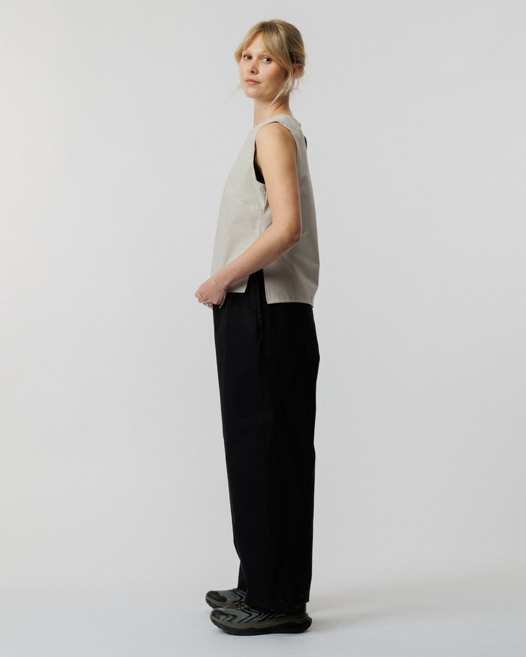 Aimee Ripstop Top - Stone