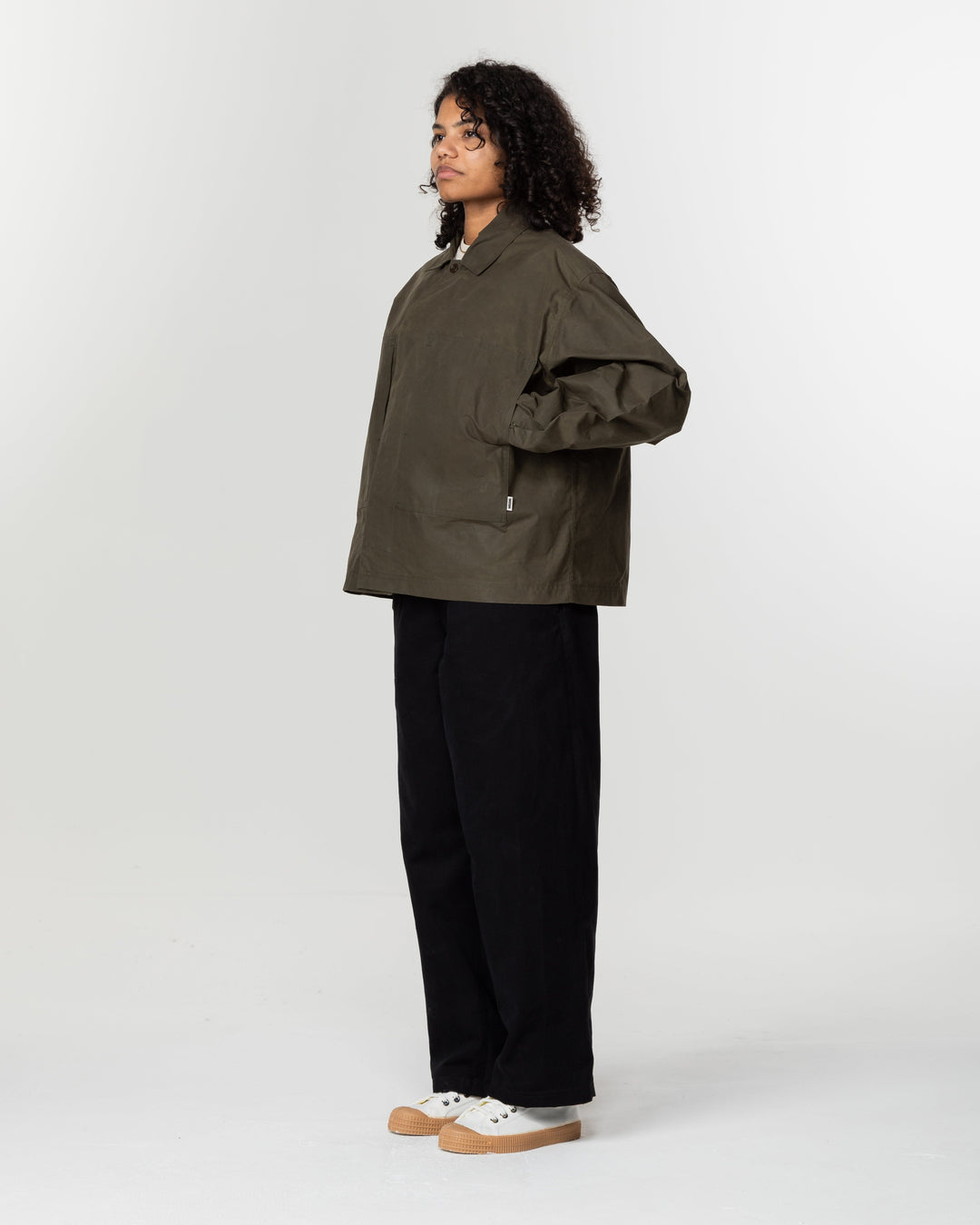 Nell Overshirt - Khaki Green