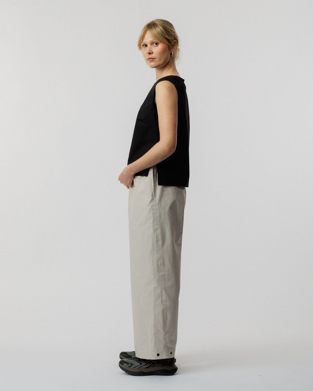 Aimee Ripstop Top - Black