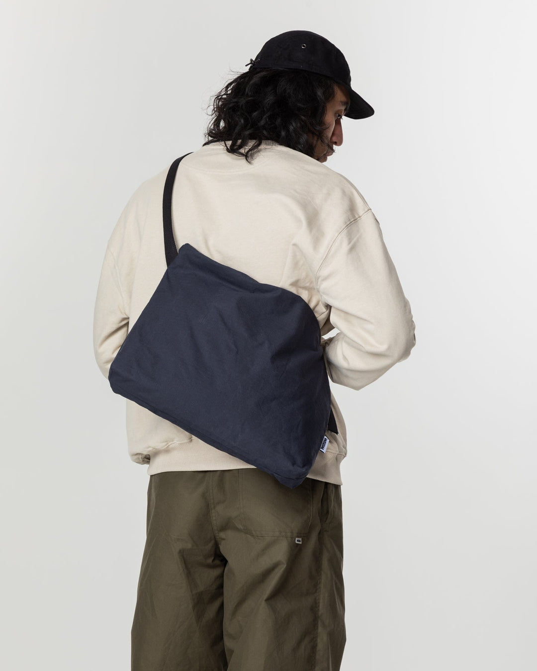 Water Resistant Messenger Bag - Petrol