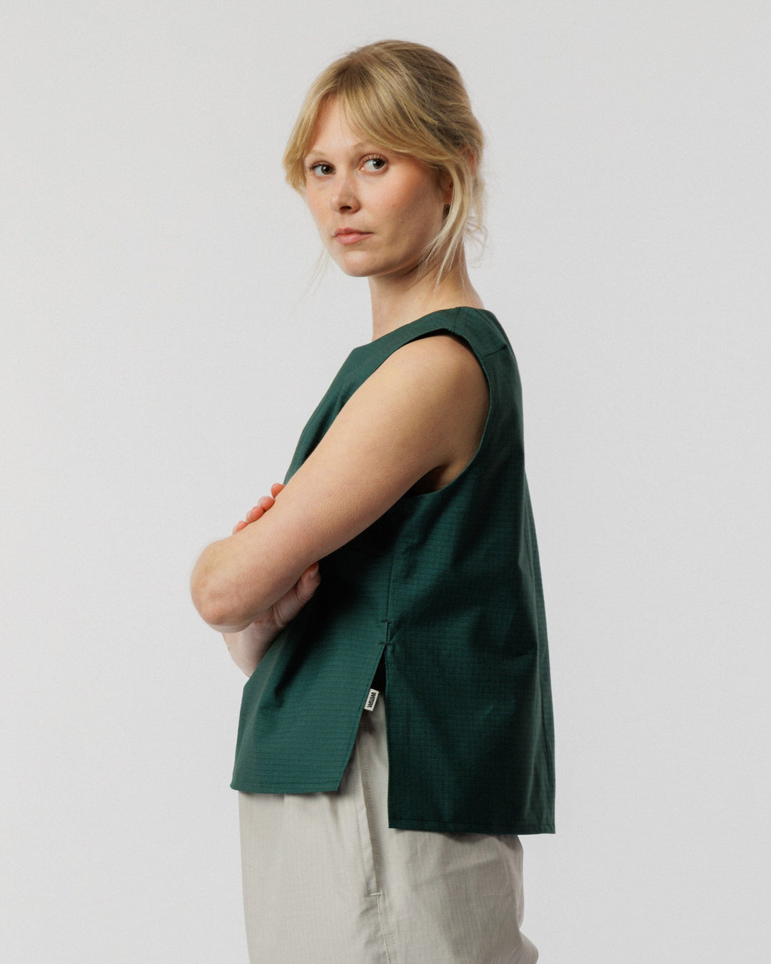 Aimee Ripstop Top- Pine