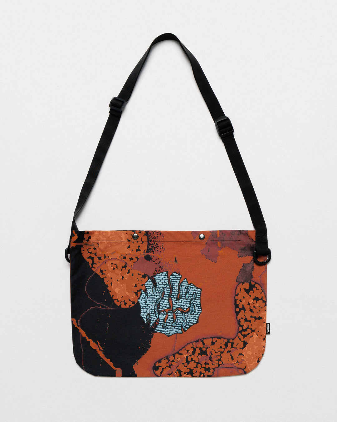 Musette - Abstract Brick Camo — front flat, print and hardware