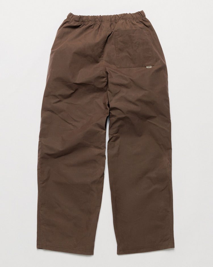 Water Resistant Zama Pants - Bracken — back flat shows pocket
