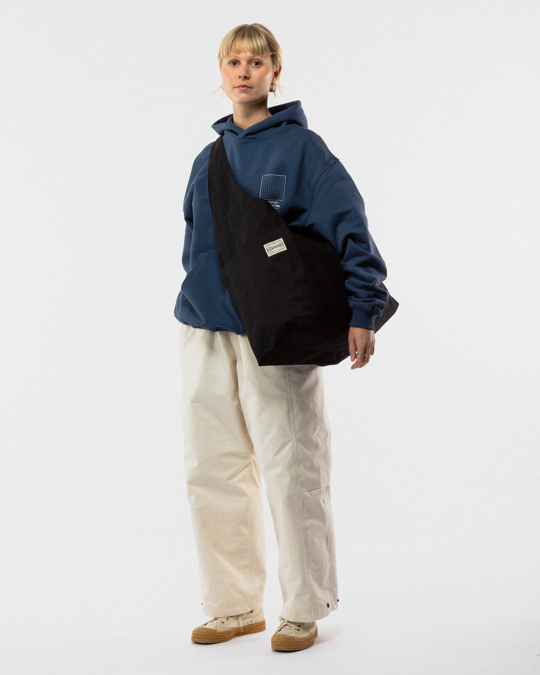 Studio Ripstop Crossbody Tote - Black