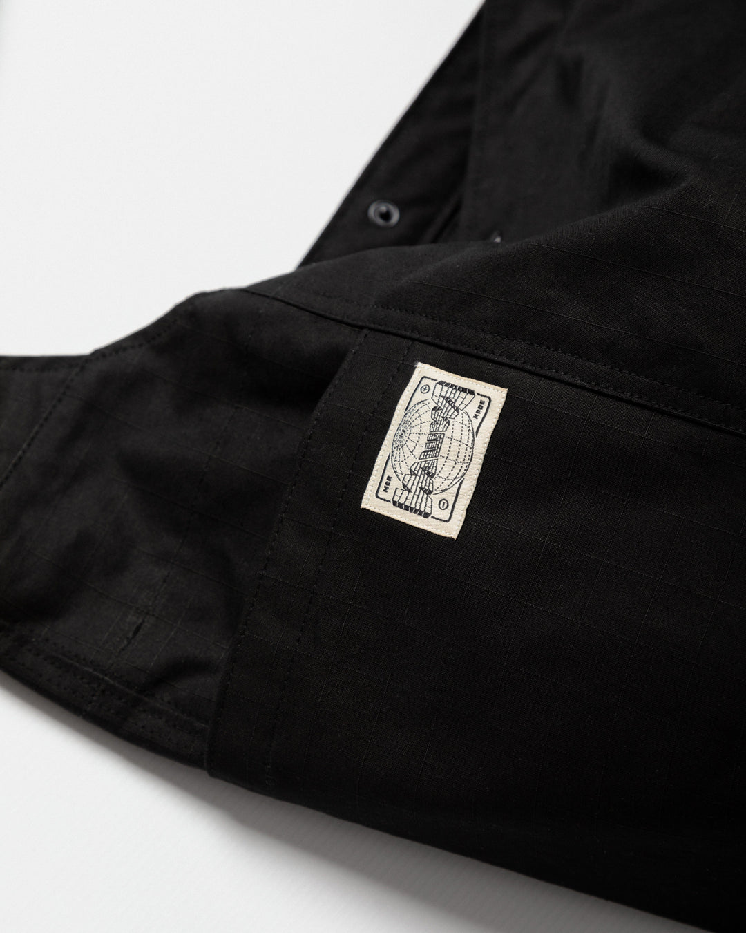 Studio Ripstop Crossbody Tote - Black